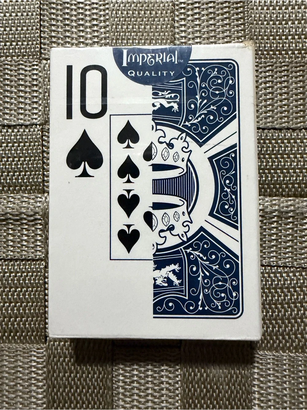 Vintage Imperial Quality Large Index Playing Cards Factory Sealed Deck